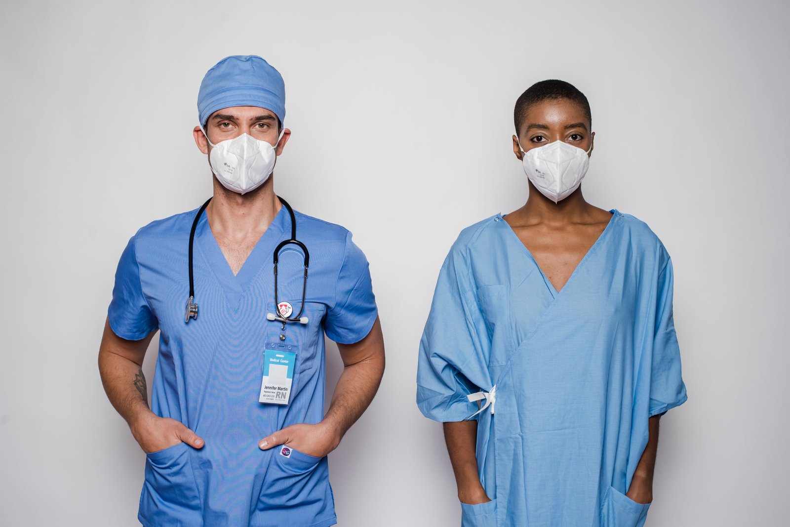 Nurse consulting with a healthcare colleague